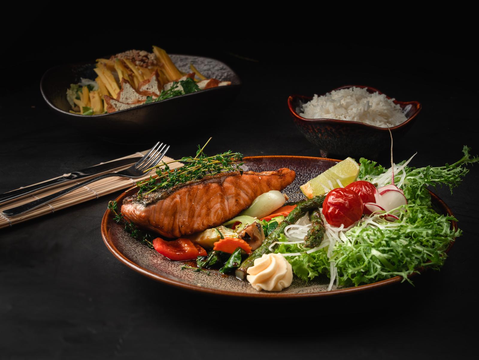 Gegrilltes Lachsfilet – Olydo Royal